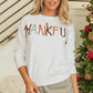 White Thankful Ivory Embroidered Sweater