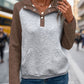 Contrast Textured Long Sleeve Sweatshirt