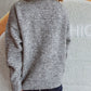 Flower Round Neck Long Sleeve Sweater