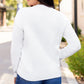 White Thankful Ivory Embroidered Sweater