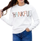 White Thankful Ivory Embroidered Sweater